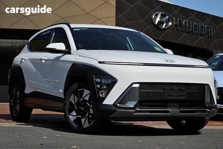 White 2026 Hyundai Kona Wagon Hybrid Elite