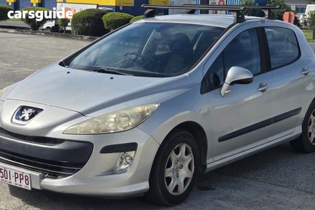 Silver 2008 Peugeot 308 Hatchback Xs Hdi