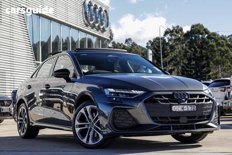 Grey 2026 Audi A3 Sedan Tfsi Quattro 150Kw S Line