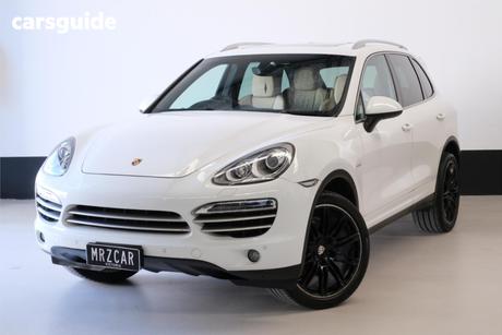 White 2014 Porsche Cayenne Wagon Diesel
