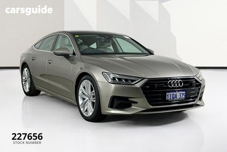 Beige 2020 Audi A7 Sportback 45 Tfsi Quattro (Hybrid)
