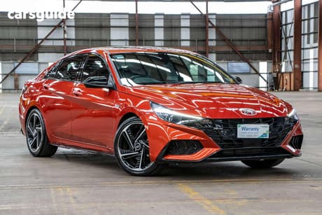 Orange 2021 Hyundai I30 Sedan N Line Premium