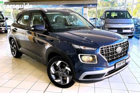 Blue 2020 Hyundai Venue Wagon Active