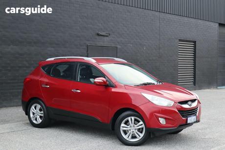 Red 2010 Hyundai IX35 SUV ELITE (AWD) LM MY11