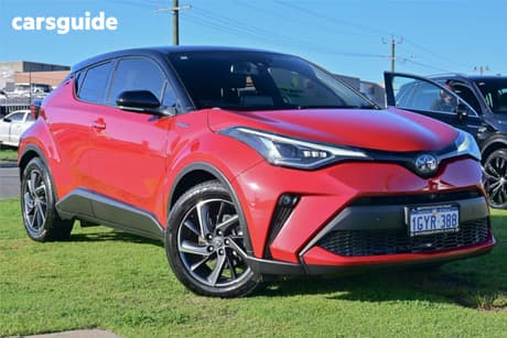 Red 2019 Toyota C-HR Hatchback Koba (2Wd) (Hybrid)
