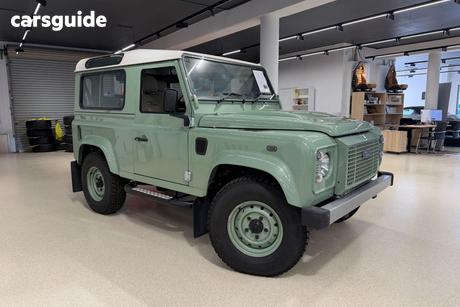 Green 2015 Land Rover Defender SUV 90 HERITAGE LIMITED EDITION WAGON 2DR MAN 6SP 4X4 2.2DT