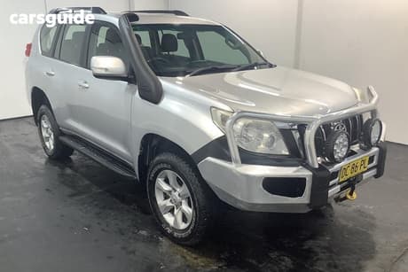 Silver 2011 Toyota Landcruiser Prado Wagon Gxl (4X4)