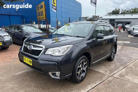 Grey 2014 Subaru Forester Wagon 2.0Xt Premium