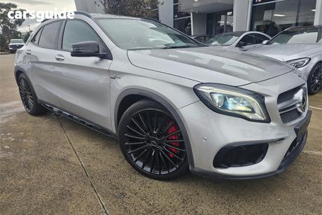Silver 2017 Mercedes-Benz GLA45 Wagon 4Matic