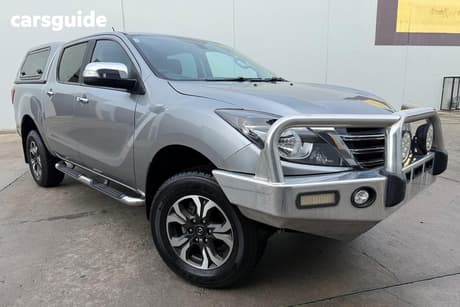 Silver 2019 Mazda BT-50 Dual Cab Utility Gt (4X4) (5Yr)