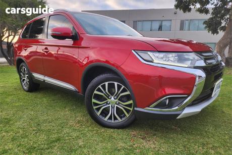 Red 2017 Mitsubishi Outlander Wagon Ls 7 Seat (2Wd)