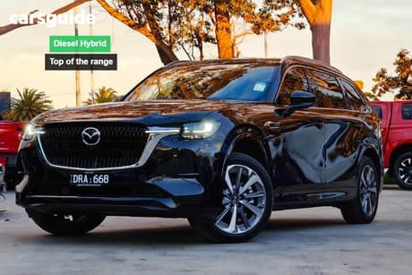 Black 2025 Mazda CX-80 Wagon D50E Azami