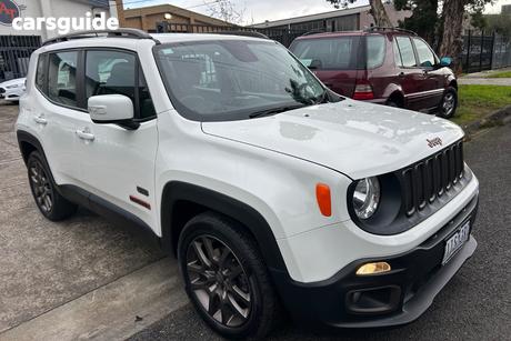 White 2016 Jeep Renegade Wagon Longitude 75Th Anniversary