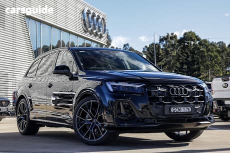 Black 2026 Audi Q7 SUV TFSI 250KW S LINE 4WD