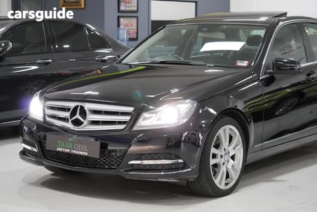Black 2013 Mercedes-Benz C250 Sedan Avantgarde Be
