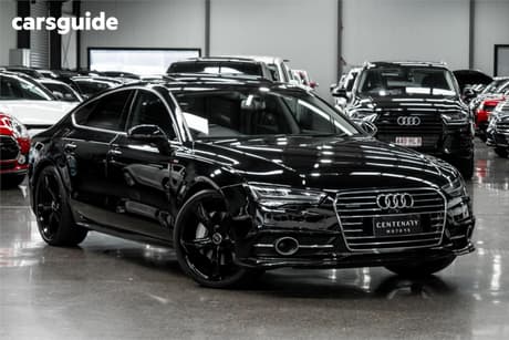 Black 2016 Audi A7 Hatchback S/Back 3.0 Tdi Biturbo Quattro