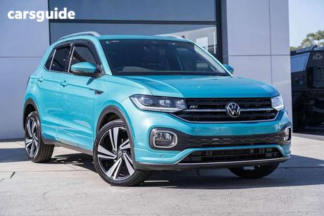 Blue 2021 Volkswagen T-Cross Wagon 85Tsi Style
