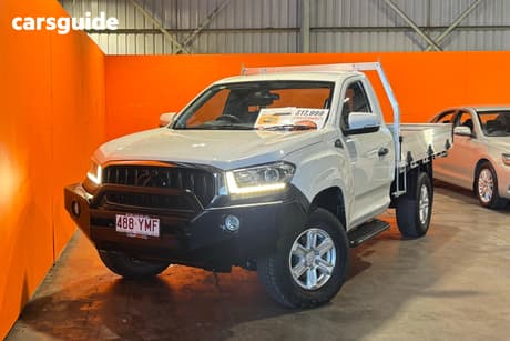 White 2018 LDV T60 Cab Chassis 4Wd Cab Chassis