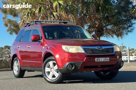 Red 2008 Subaru Forester Wagon Xs Premium