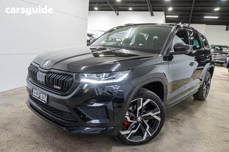 Black 2022 Skoda Kodiaq Wagon Rs (4X4) 180Tsi