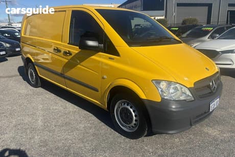 Yellow 2014 Mercedes-Benz Vito Van 113Cdi Swb