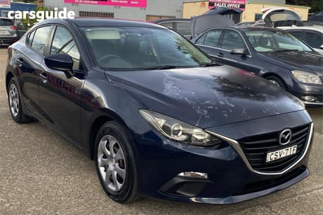 Blue 2014 Mazda 3 Sedan Neo