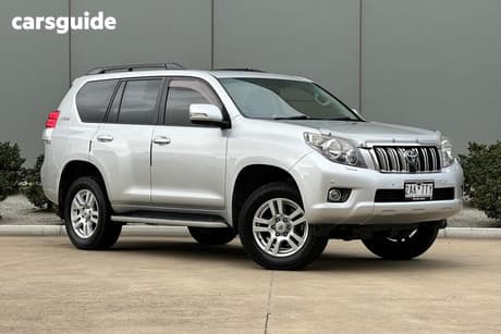 Silver 2010 Toyota Landcruiser Prado Wagon Kakadu (4X4)
