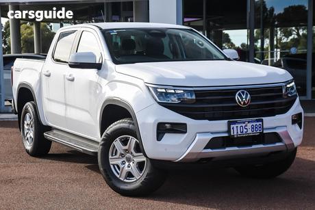 White 2025 Volkswagen Amarok Dual Cab Utility Life Tdi500 4Motion
