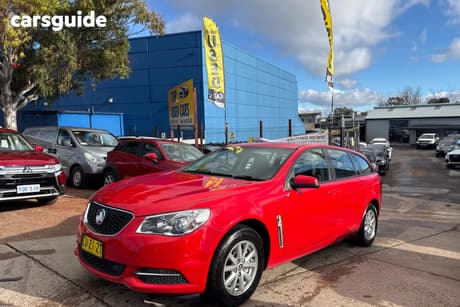 Red 2015 Holden Commodore Sportswagon Evoke