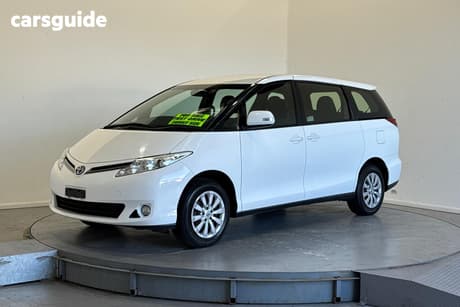 White 2019 Toyota Tarago Wagon Gli