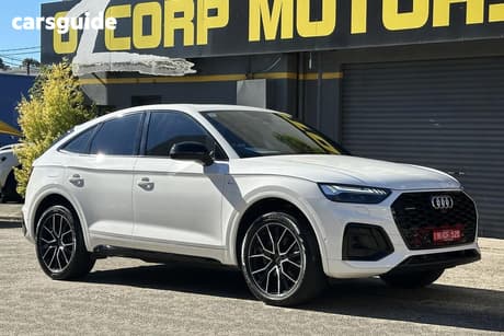 White 2022 Audi Q5 Sportback 45 Tfsi Quattro S Line Mhev