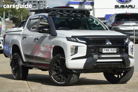 White 2022 Mitsubishi Triton Double Cab Pick Up Gsr (4X4)