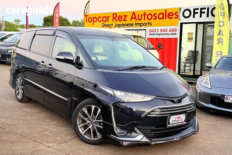 Black 2016 Toyota Estima Wagon