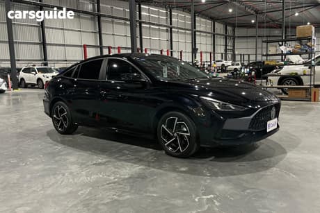 Black 2025 MG MG5 Sedan Essence