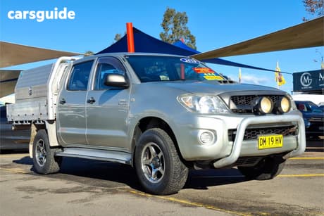 Beige 2010 Toyota Hilux X Cab Pickup Sr5 (4X4)