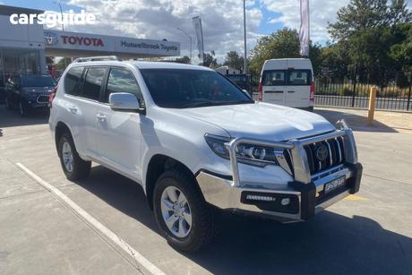 White 2018 Toyota Landcruiser Prado Wagon Gxl (4X4)