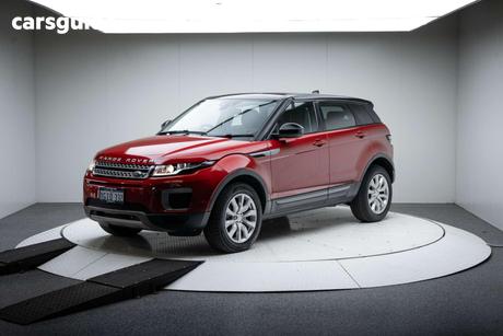 Red 2017 Land Rover Range Rover Evoque SUV TD4 150 SE 4X4