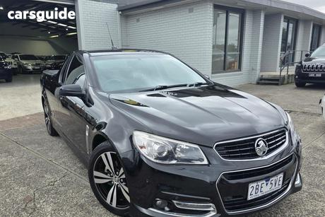 Black 2015 Holden UTE Utility Sv6 Storm