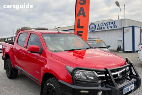 Red 2016 Holden Colorado Crew Cab Pickup Ls (4X4)