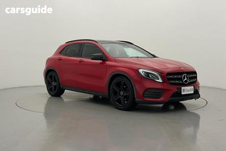 Red 2019 Mercedes-Benz GLA180 Wagon 180