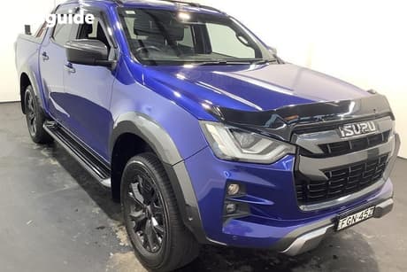 Blue 2022 Isuzu D-MAX Crew Cab Utility X-Terrain (4X4)