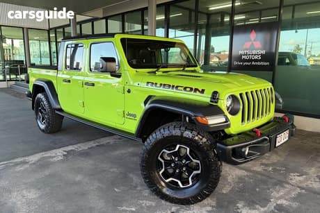 Green 2021 Jeep Gladiator Dual Cab Utility Rubicon (4X4)