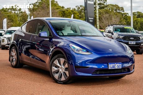 Blue 2023 Tesla Model Y Wagon Rear-Wheel Drive