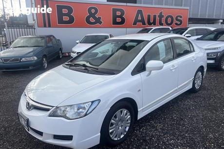 White 2007 Honda Civic Sedan Vti