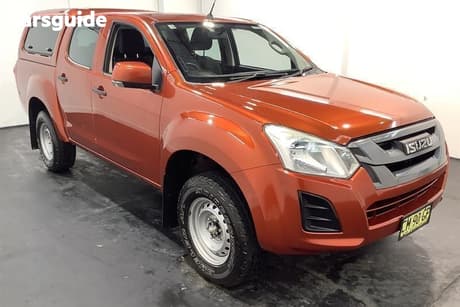 Red 2016 Isuzu D-MAX Crew Cab Utility Sx Hi-Ride (4X2)