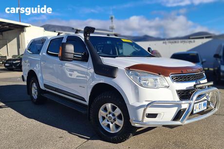 White 2012 Holden Colorado Crew Cab Pickup Lt (4X4)
