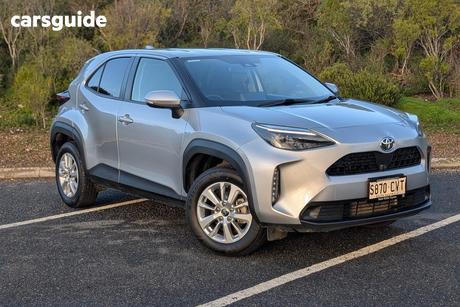 Silver 2023 Toyota Yaris Cross Wagon Gxl