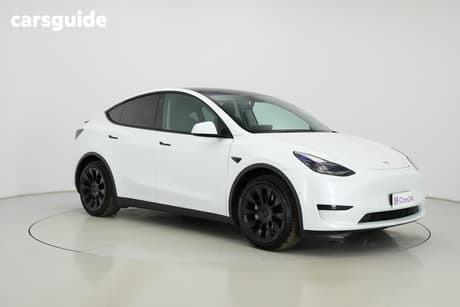 White 2022 Tesla Model Y Wagon Rear-Wheel Drive