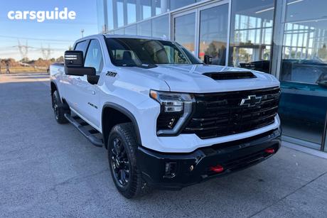 White 2026 Chevrolet Silverado HD Ute Tray LTZ PREMIUM W/TECH PACK 4X4