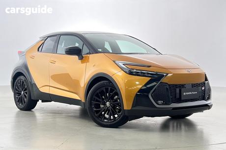Yellow 2024 Toyota C-HR Wagon Gr-Sport Hybrid